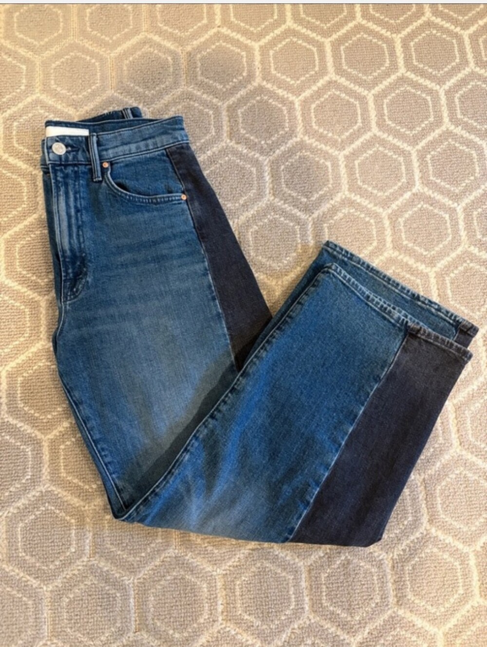 Mother Jeans. Lil’ Mother half pipe flood